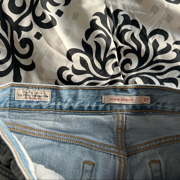 Levi’s Wedgie Straight button fly jeans size 27 - Picture 10 of 11